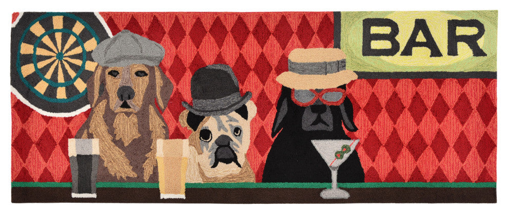 Frontporch Bar Patrol Indoor/Outdoor Rug Port 2'6x4'