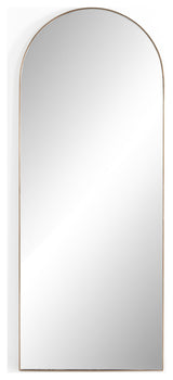 Georgina Floor Mirror-Polished Brass