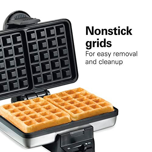 Belgian Mini Waffle Maker with Shade Control, Makes 2 at Once, Create, Makes 2 at Once