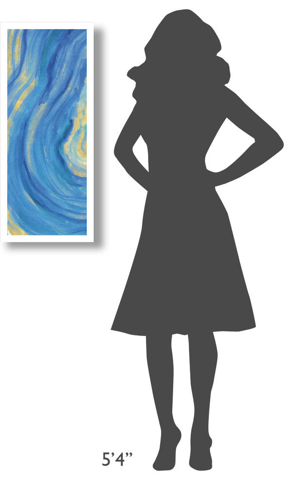 "Rarity III" Digital Paper Print by Sue Schlabach, 14"x32"
