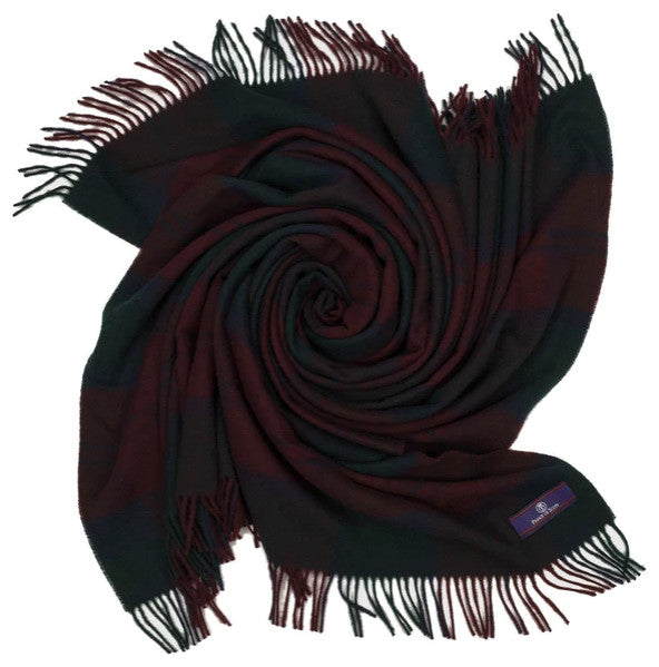 Prince of Scots Highland Tweed Merino Wool Throw, Lindsay