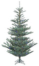 Alberta Blue Spruce Christmas Tree, 200 LED Multi, 5'x40"
