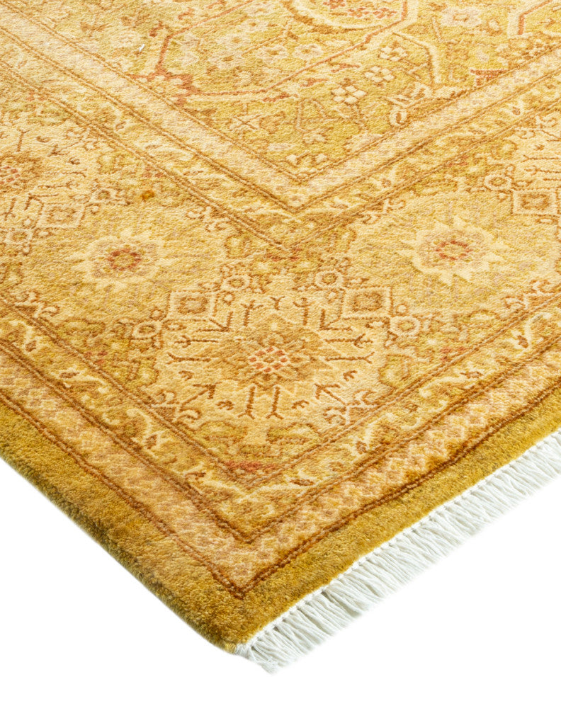 Mogul, One-of-a-Kind Hand-Knotted Area Rug Green, 6'' 2" x 8'' 3"
