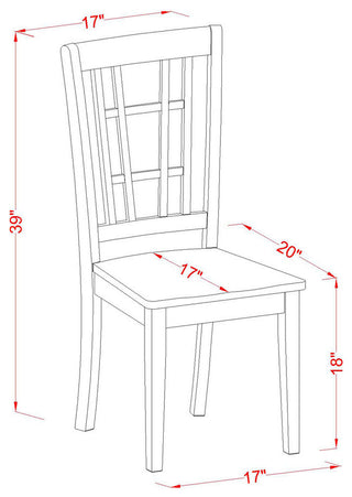 5 Pctable And Chairs Set For 4-Dinette Table And 4 Kitchen Dining Chairs
