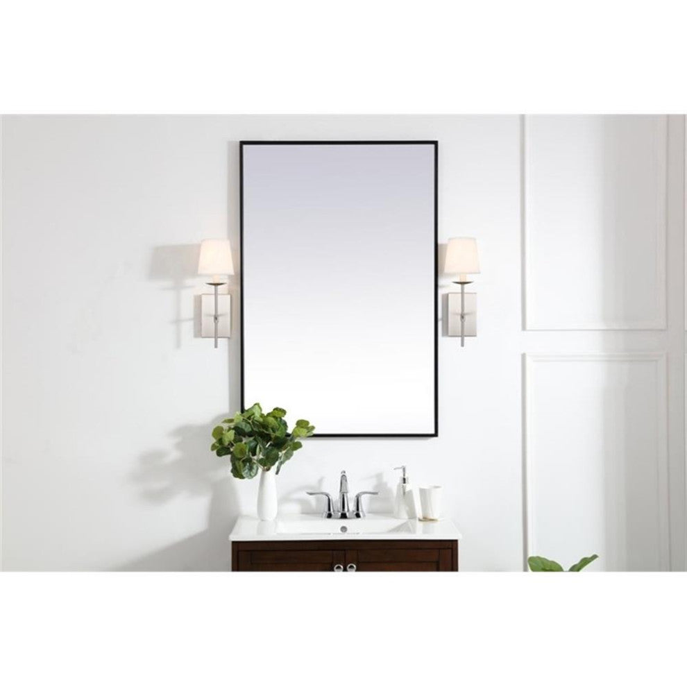 Living District Eclipse 1-Light Metal Wall Sconce in Burnished Nickel/White