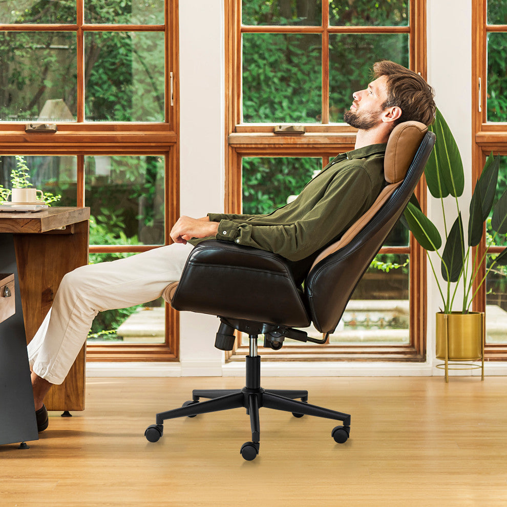 Gaslift Adjustable Swivel Back Office Chair