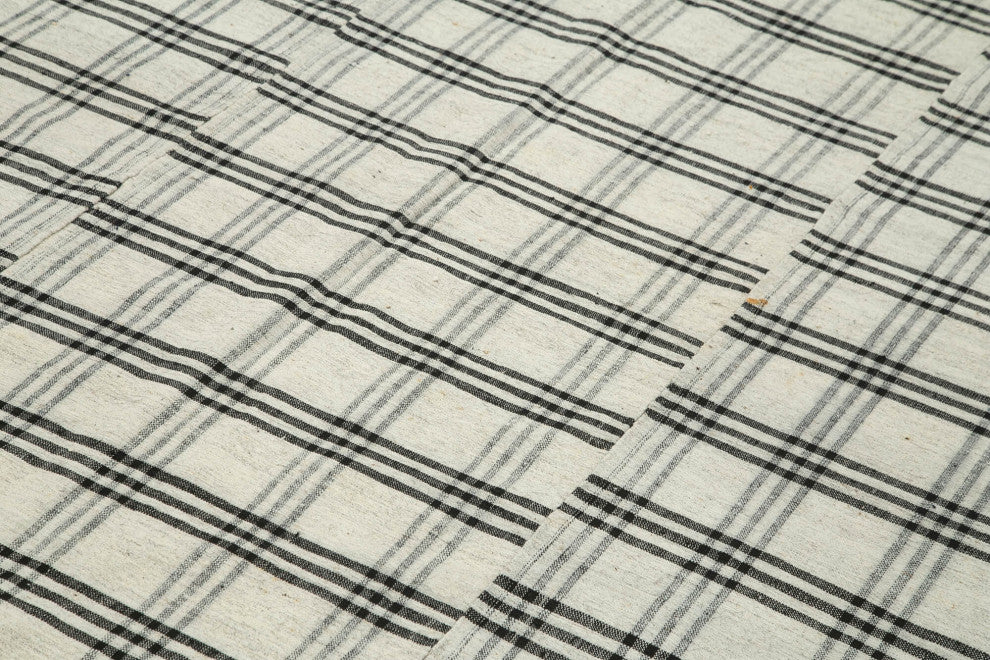 Rug N Carpet - Handwoven Turkish 6' 3'' x 8' 8'' Contemporary Wool Kilim Rug