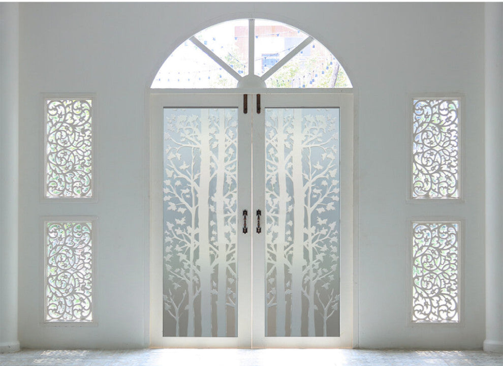 Interior Prehung Door or Interior Slab Door - Forest Trees - Primed - 24" x...