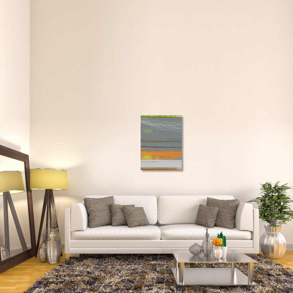 "Abstract Orange Stripe1" Fine Art Print