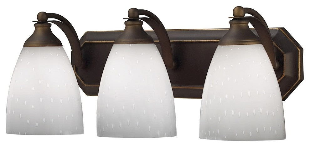 ELK Lighting Bath And Spa 3-Light Vanity Light - 570-3B-WH
