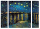 Vincent van Gogh ''The Starry Night II'' Multi Panel Art Set, 32"x24"