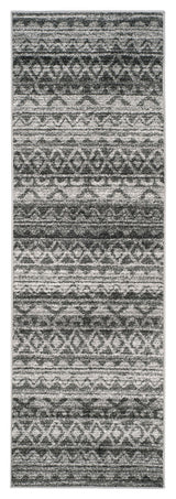 Safavieh Adirondack Adr119N Moroccan Rug, Ivory/Charcoal, 2'6"x6'0" Runner