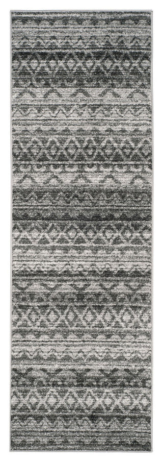 Safavieh Adirondack Adr119N Moroccan Rug, Ivory/Charcoal, 2'6"x6'0" Runner