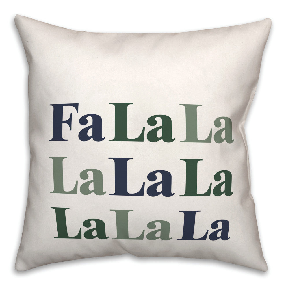Fa La La Neutrals 18x18 Spun Poly Pillow