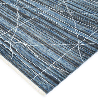 Anna Maneux Area Rug, Navy Blue, 2' x 3', Geometric