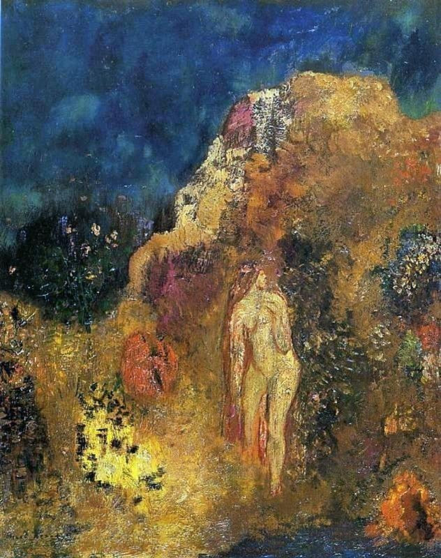 Odilon Redon Bathers - 20" x 25" Premium Canvas Print