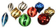 9 Pack Assorted Color Ornament Kit