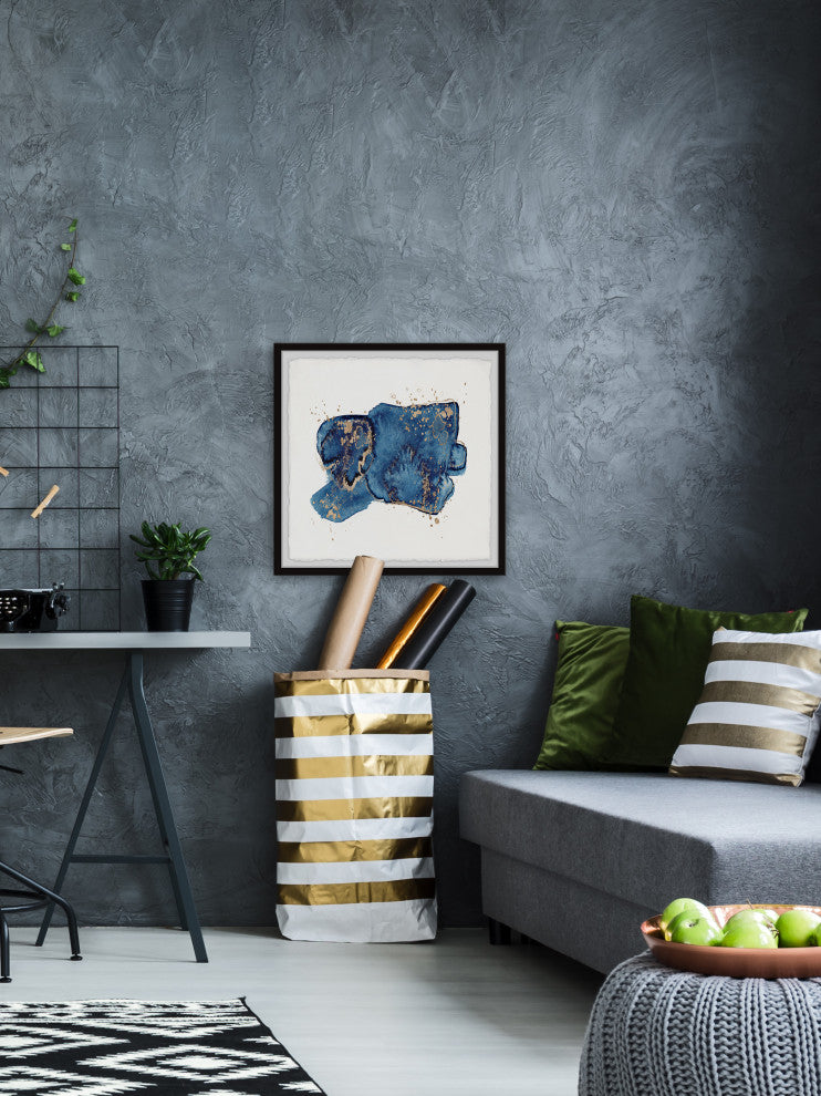 "Distorted Anomaly" Framed Painting Print, 18x18