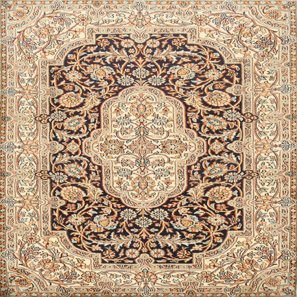 Ahgly Company Indoor Square Traditional Area Rugs, 7' Square