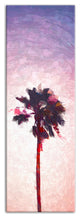 Pink Palm Tree 12x36 Canvas
