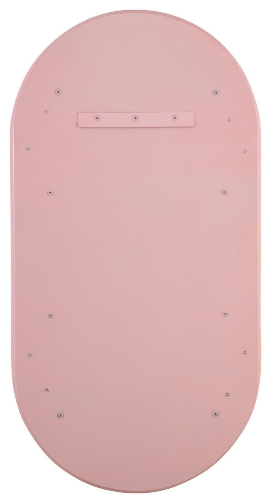 Neon Wall Mirror in Pink