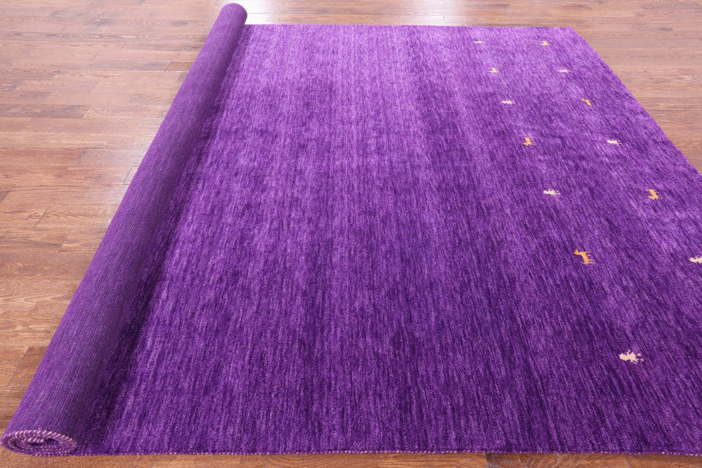 Persian Gabbeh Hand-Knotted Wool Rug 9' 0" X 12' 0" Q4325