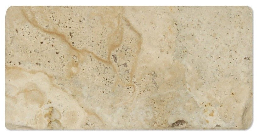 3 X 6 Philadelphia Travertine Tumbled Subway Brick Field Tile