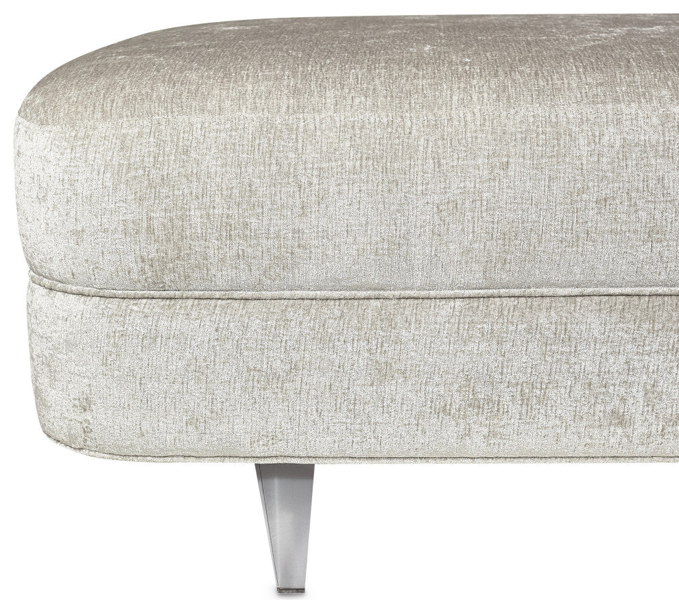 Lanna Armless Chaise - Storm/Silver Mist