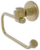 Continental Euro Toilet Tissue Holder With Groovy Accents, Satin Brass