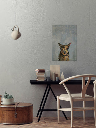"Naughty Llama" Painting Print on Wrapped Canvas, 30"x45"
