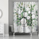 White Roses 71x74 Shower Curtain