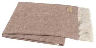 Italian Herringbone Throw, Cocoa