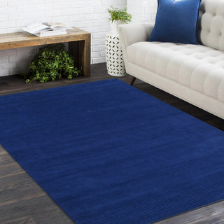 Cairo Handmade Area Rug Blue, 8' 0" X 10' 0"