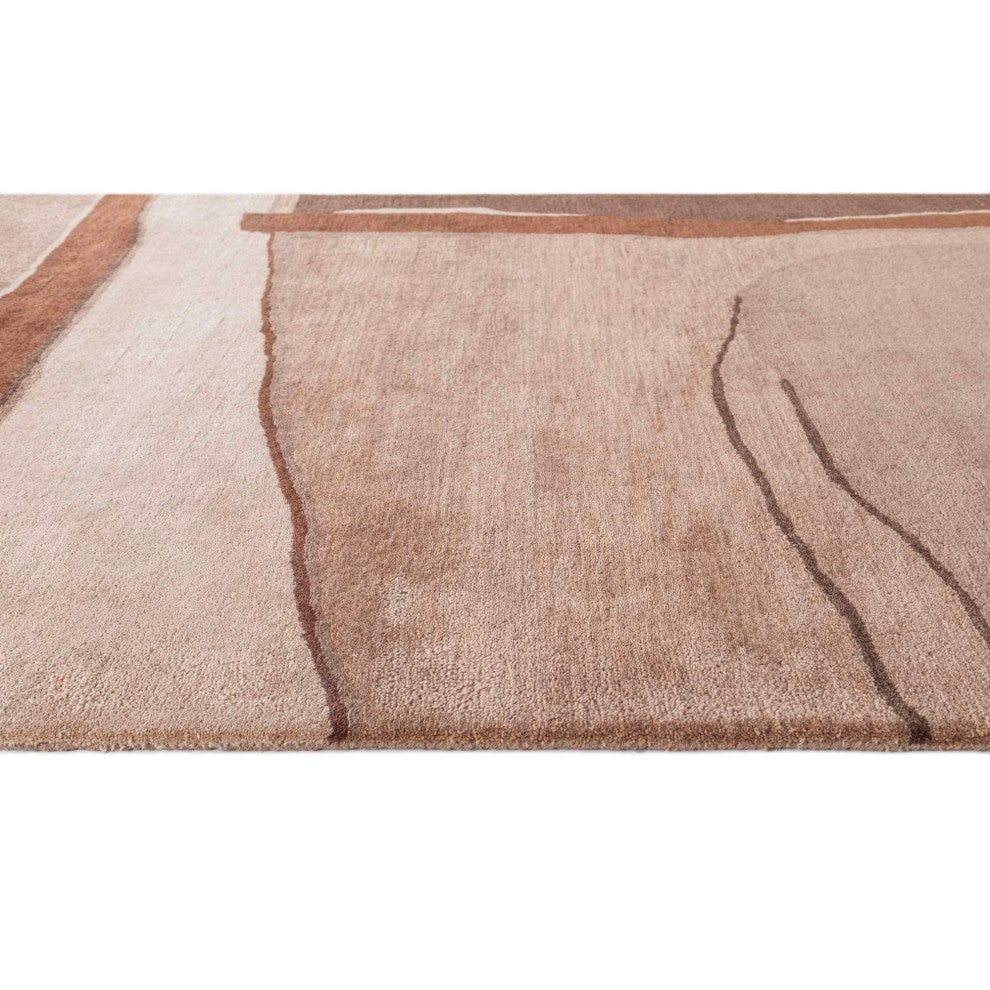Salina Oliver Area Rug, Brown, 2'6"x8'