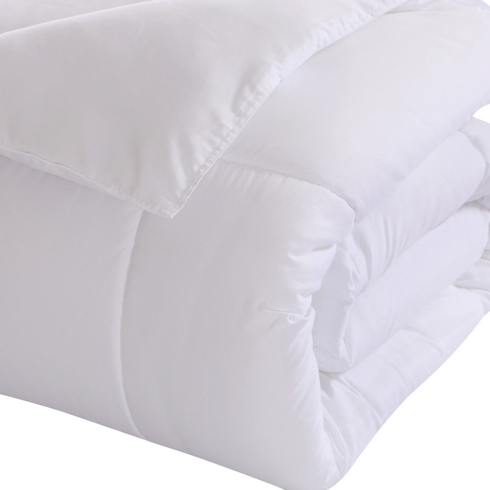 Stayclean Down Alternative Comforter With Stain Control, White, Twin
