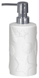 White Porcelain Bathroom Accessories Set, Starfish, Soap Dispenser