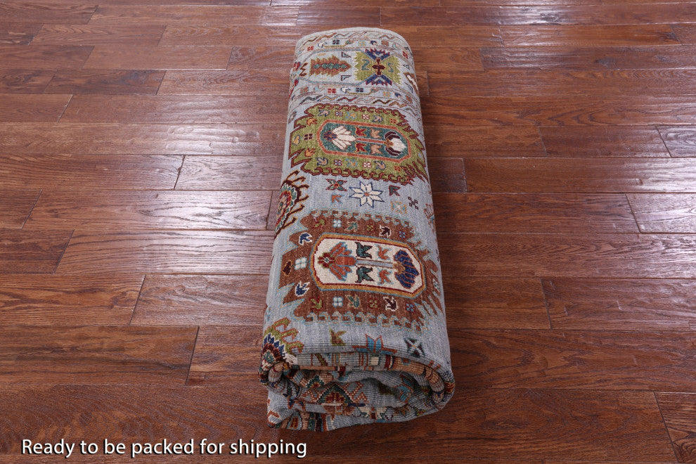 6' 10" X 9' 6" Fine Turkmen Ersari Handmade Wool Rug - Q12207