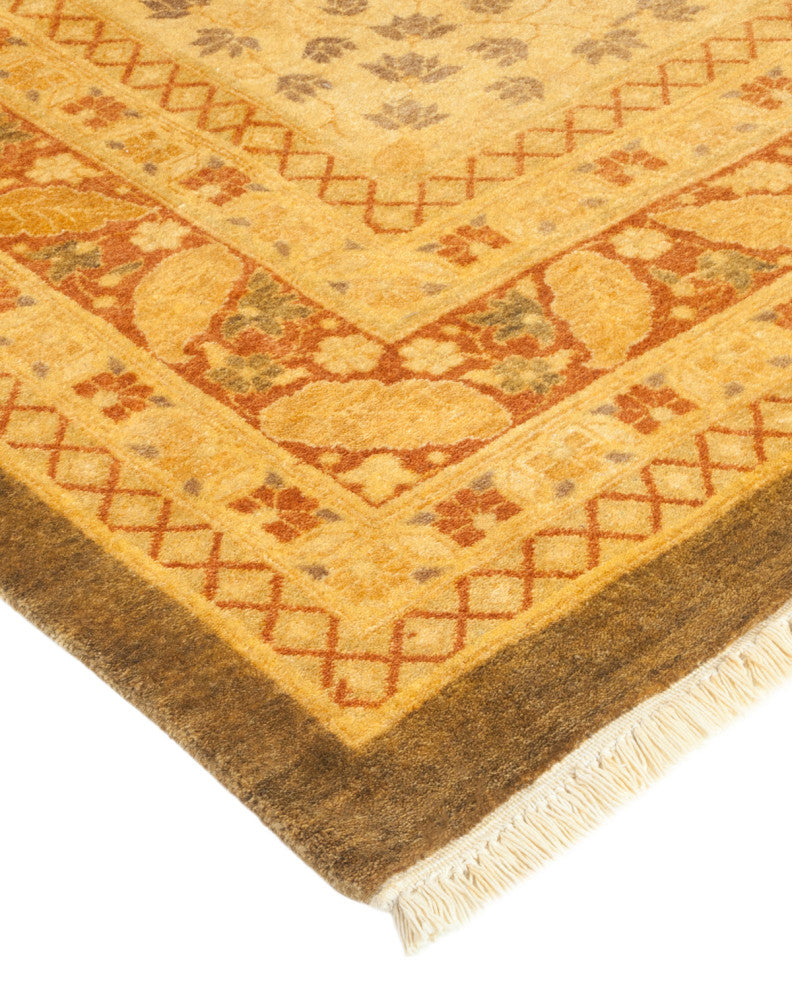 Mogul, One-of-a-Kind Hand-Knotted Area Rug Green, 12'2"x17'7"
