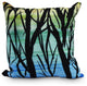 16" Sunset Branches Multi Floral Print Decorative Throw Pillow