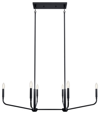 Madden Chandelier, Black, 45"