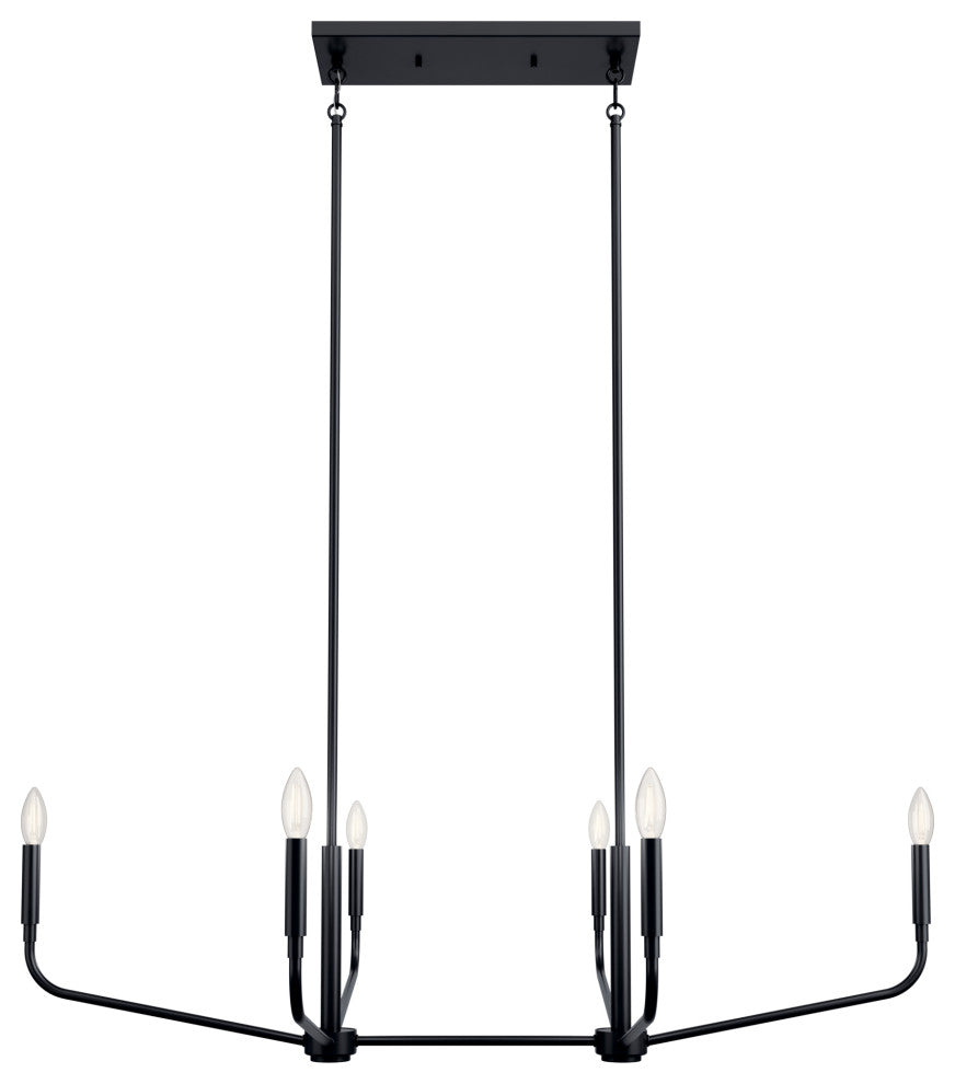 Madden Chandelier, Black, 45"