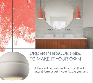 Ambiance Small Rectangle, Closed Top, Wall Sconce, Bisque, LED