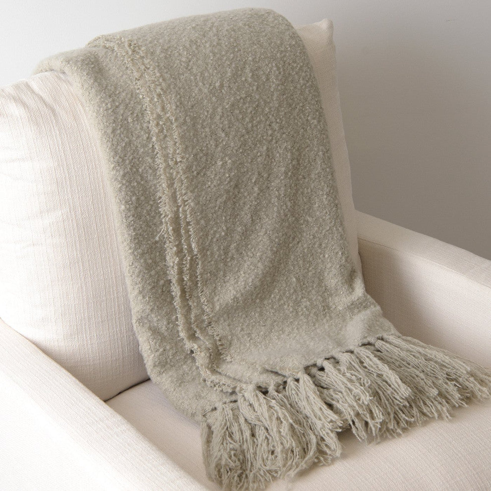 Plush Touch Fringe Throw