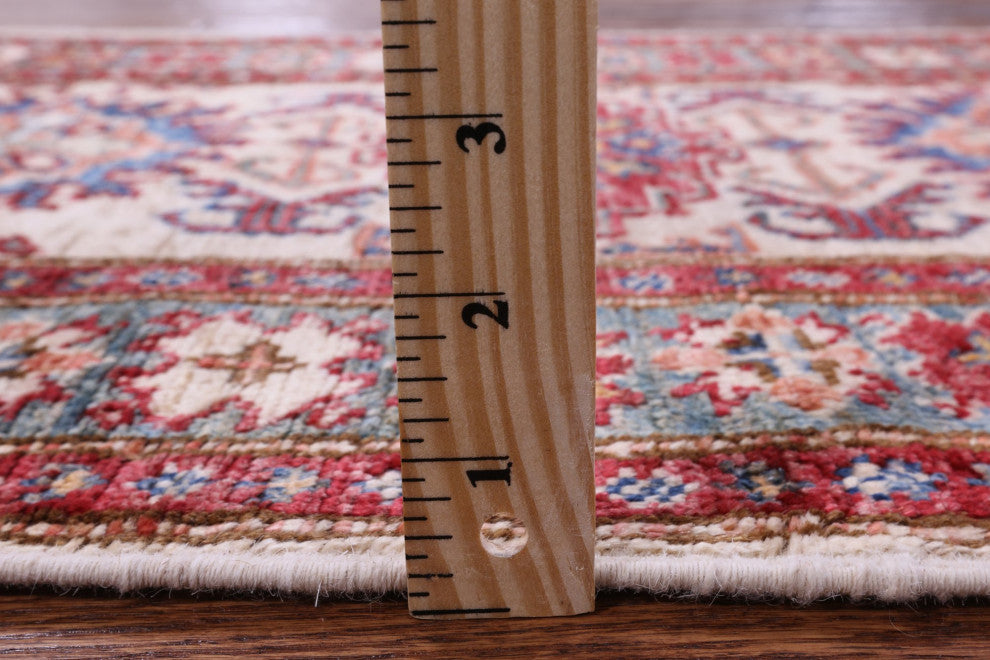 Handmade Super Kazak Wool Runner Rug 1' 11" X 5' 6" Q10297