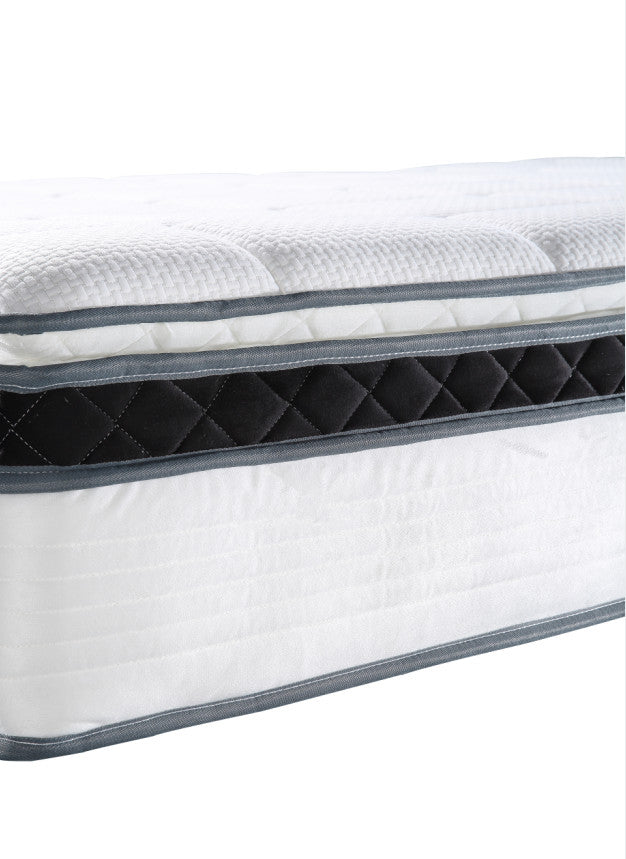 Breathable 14"? Medium Euro Top Gel Memory Foam Hybrid Mattress, Queen