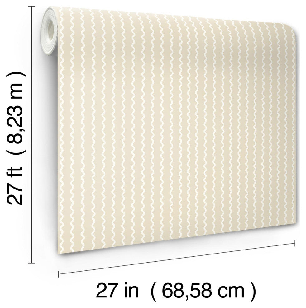 Rickrack Linen Wallpaper