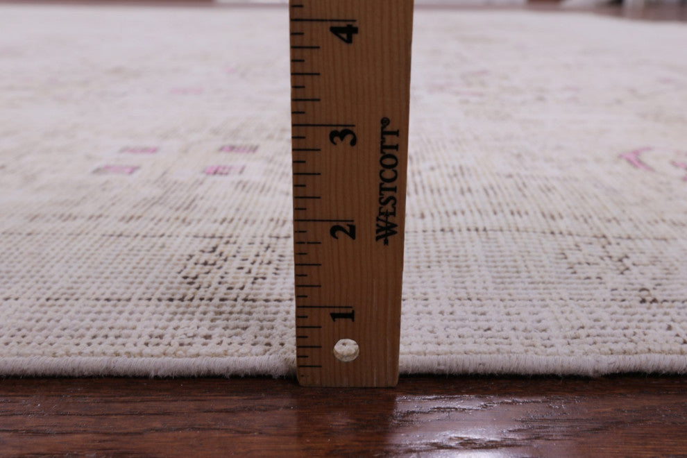 Persian Vintage White Wash Handmade Rug 9' 6" X 12' 1" Q4631