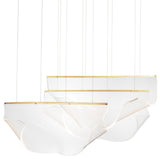 ET2 E24873-133 Rinkle 51"W LED Multi Light Linear Abstract - French Gold