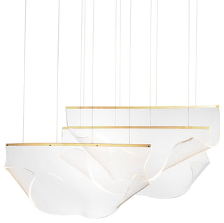 ET2 E24873-133 Rinkle 51"W LED Multi Light Linear Abstract - French Gold