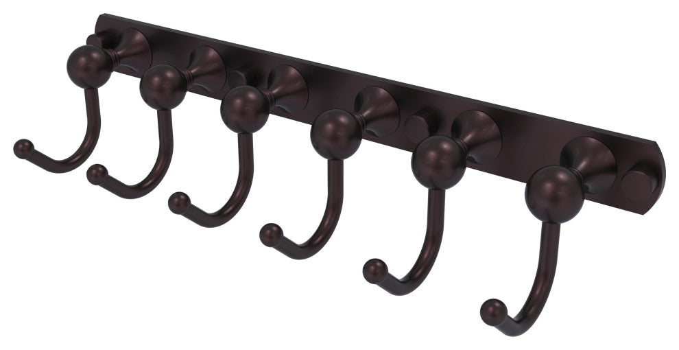 Shadwell 6 Position Tie and Belt Rack, Antique Bronze